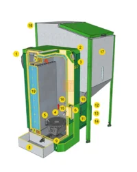 Пеллетный котёл Pelletron ROYAL 120 II